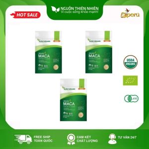 Bột Sâm Maca Peru hữu cơ 600g NguồnThiên Nhiên 3 gói