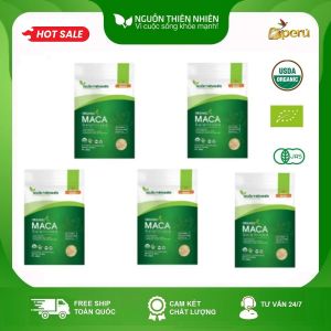 Bột Sâm Maca Peru hữu cơ 1200g NguồnThiên Nhiên 5 gói