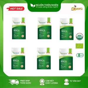 Bột Sâm Maca Peru hữu cơ 1200g NguồnThiên Nhiên 6 gói