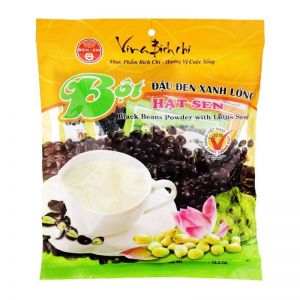 Bột đậu đen xanh lòng không đường Bích Chi 10 gói nhỏ x 30g